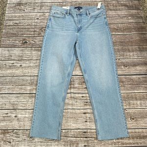 NWT Calvin Klein vintage straight high-rise light wash jeans size 12
